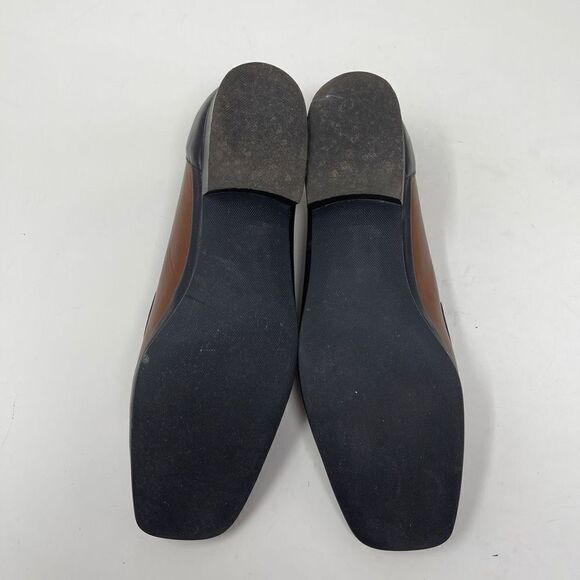 Amalfi by Rangoni Women's Narrow Slip On Loafer Shoes Black Brown Size 8 AAAA - Picture 6 of 10